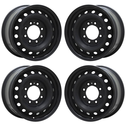 17" Nissan NV1500 NV2500 NV3500 Black Wheel Rim Factory OEM set 62624