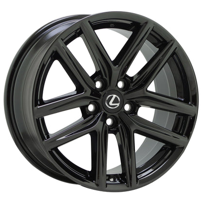 18" Lexus IS200 250 300 350 F-Sport Black Wheels Factory OEM 74292 EXCHANGE