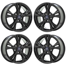Load image into Gallery viewer, 16&quot; Ford Focus Gloss Black wheels rims Factory OEM set 3878 EXCHANGE
