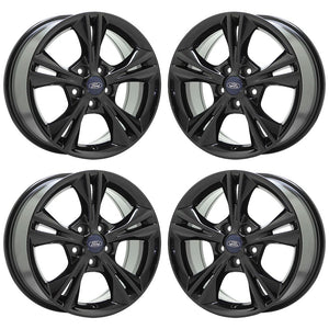 16" Ford Focus Gloss Black wheels rims Factory OEM set 3878 EXCHANGE