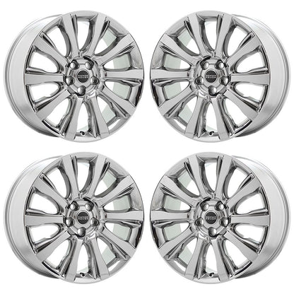 21" Range Rover Bright Chrome wheels rims Factory OEM set 72246 EXCHANGE