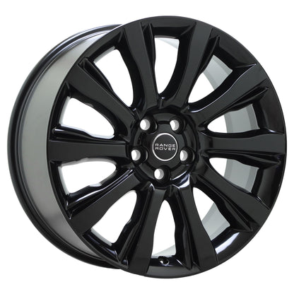 21" Range Rover Gloss Black wheels rims Factory OEM set 72246