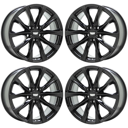 19" Cadillac CT5 V-Series Gloss Black wheels rims Factory OEM GM 4839