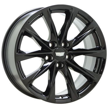 19" Cadillac CT5 V-Series Gloss Black wheels rims Factory OEM GM 4839