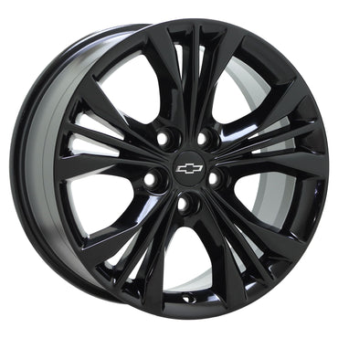 18" Chevrolet Impala 2014-2020 Gloss Black wheels rims Factory OEM set 5612 5710