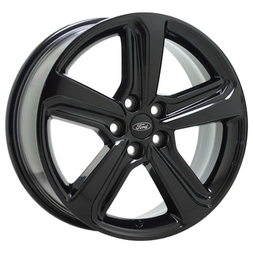 18" Ford Edge 2015-2024 Gloss Black wheels rims Factory OEM set 10193