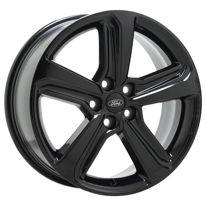 18" Ford Edge 2015-2024 Gloss Black wheels rims Factory OEM set 10193