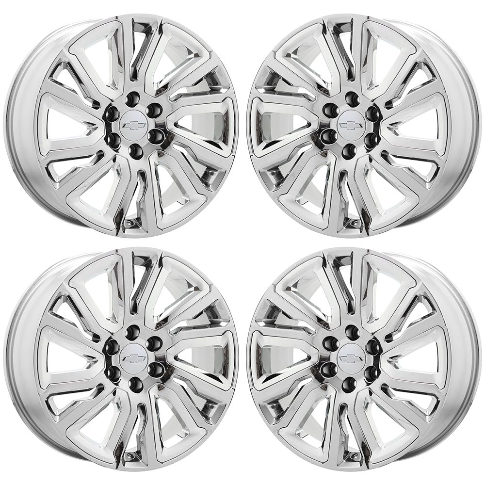 22" Chevrolet Silverado Tahoe Bright Chrome Replica Wheels 5901R