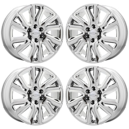 22" Chevrolet Silverado Tahoe Bright Chrome Replica Wheels 5901R