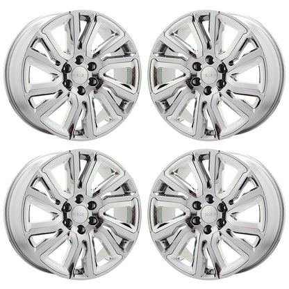 22" Sierra Yukon Silverado Tahoe Chrome wheels rims Factory set 5901 EXCHANGE