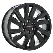 Load image into Gallery viewer, 22&quot; Sierra Yukon Silverado Tahoe Satin Black wheels OEM 5901 EXCHANGE
