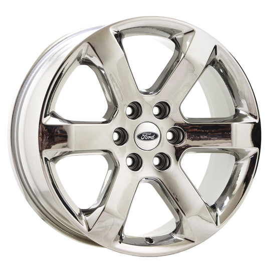 20" Ford F150 Bright Chrome wheel rim Factory OEM 10347 CORE EXCHANGE REQUIRED