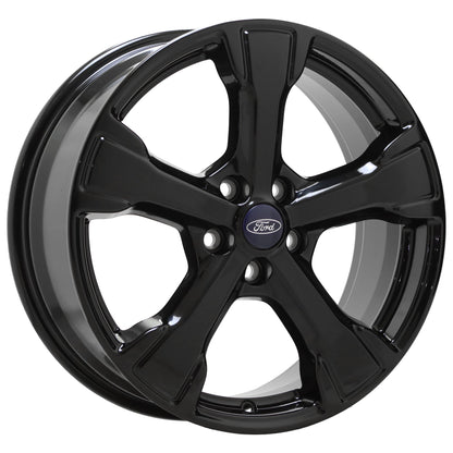 18" Ford Escape Gloss Black wheels rims Factory OEM set 10109 EXCHANGE