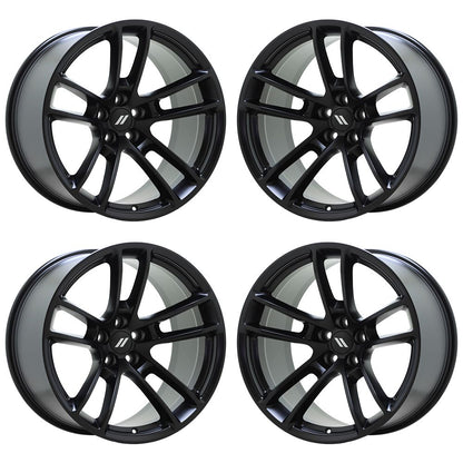 20" Dodge Charger Challenger SRT Widebody Black wheels rim OEM set 2718 EXCHANGE