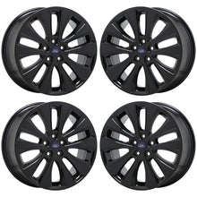 Load image into Gallery viewer, EXCHANGE 18&quot; Ford Fusion Lincoln MKZ black wheels rims Factory OEM set 4 10206
