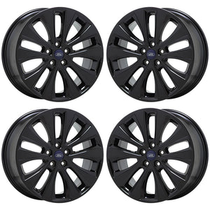 EXCHANGE 18" Ford Fusion Lincoln MKZ black wheels rims Factory OEM set 4 10206