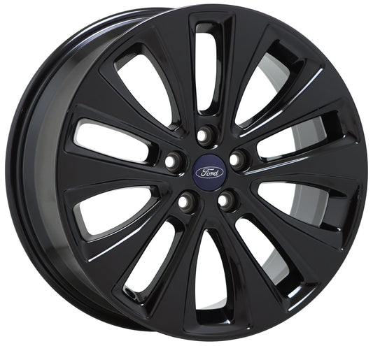 18" Ford Fusion Lincoln MKZ Gloss Black wheel rim Factory OEM single 10206