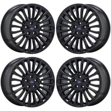 Load image into Gallery viewer, 18&quot; Ford Fusion Lincoln MKZ Black wheels rims Factory OEM set 10121 EXCHANGE
