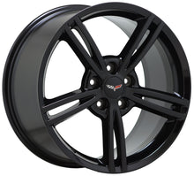 Load image into Gallery viewer, 18x8.5&quot; 19x10&quot; Corvette C6 Black wheels rims Factory OEM 5340 5343 EXCHANGE
