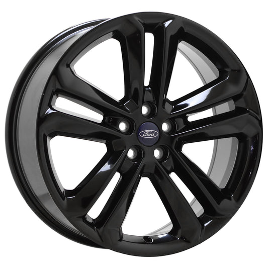 20" Ford Edge Lincoln MKX Gloss Black wheel rim Factory OEM single 10047