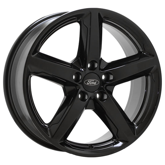 18" Ford Explorer Gloss Black wheel rim Factory 2011-2019 OEM single 10059