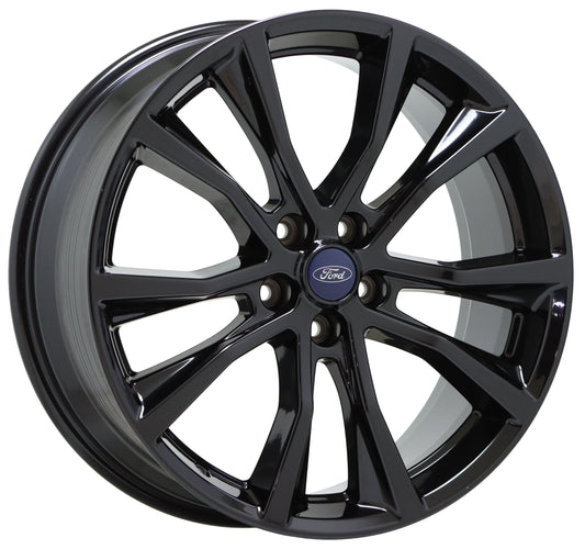 20" Ford Explorer Flex Gloss Black wheel rim Factory OEM 10113