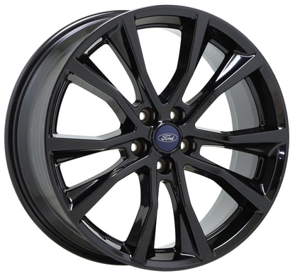 20" Ford Explorer Flex Gloss Black wheels rims Factory OEM set 10113 EXCHANGE