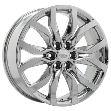 20" Cadillac XT5 XT6 Sport Bright Chrome wheels rims Factory OEM set 4870