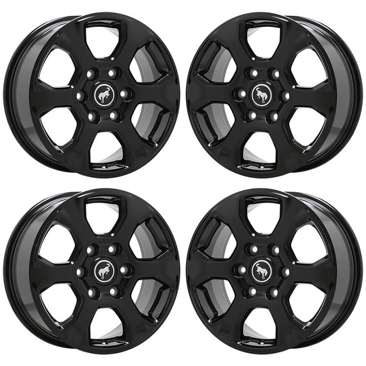 17" Ford Bronco Gloss Black wheels rims Factory OEM set 4 10384