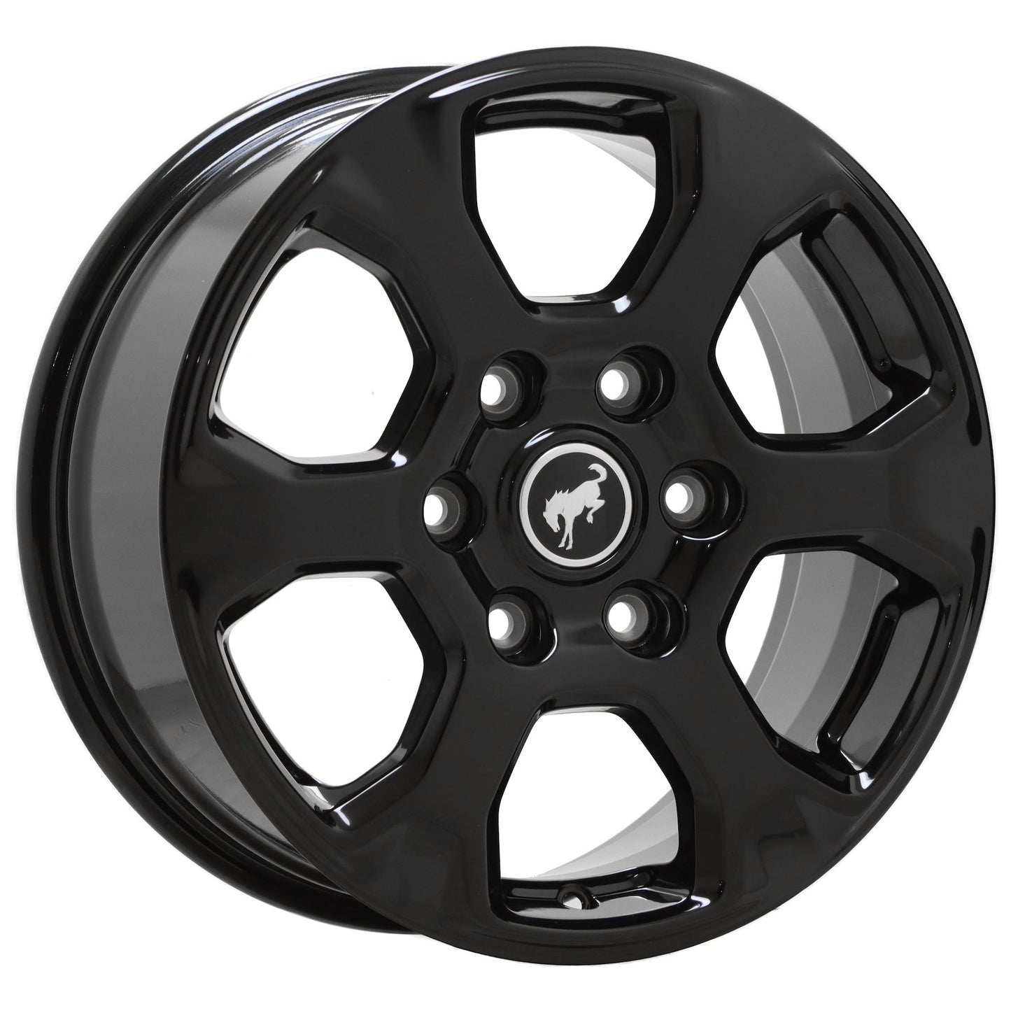 17" Ford Bronco Gloss Black wheels rims Factory OEM set 4 10384