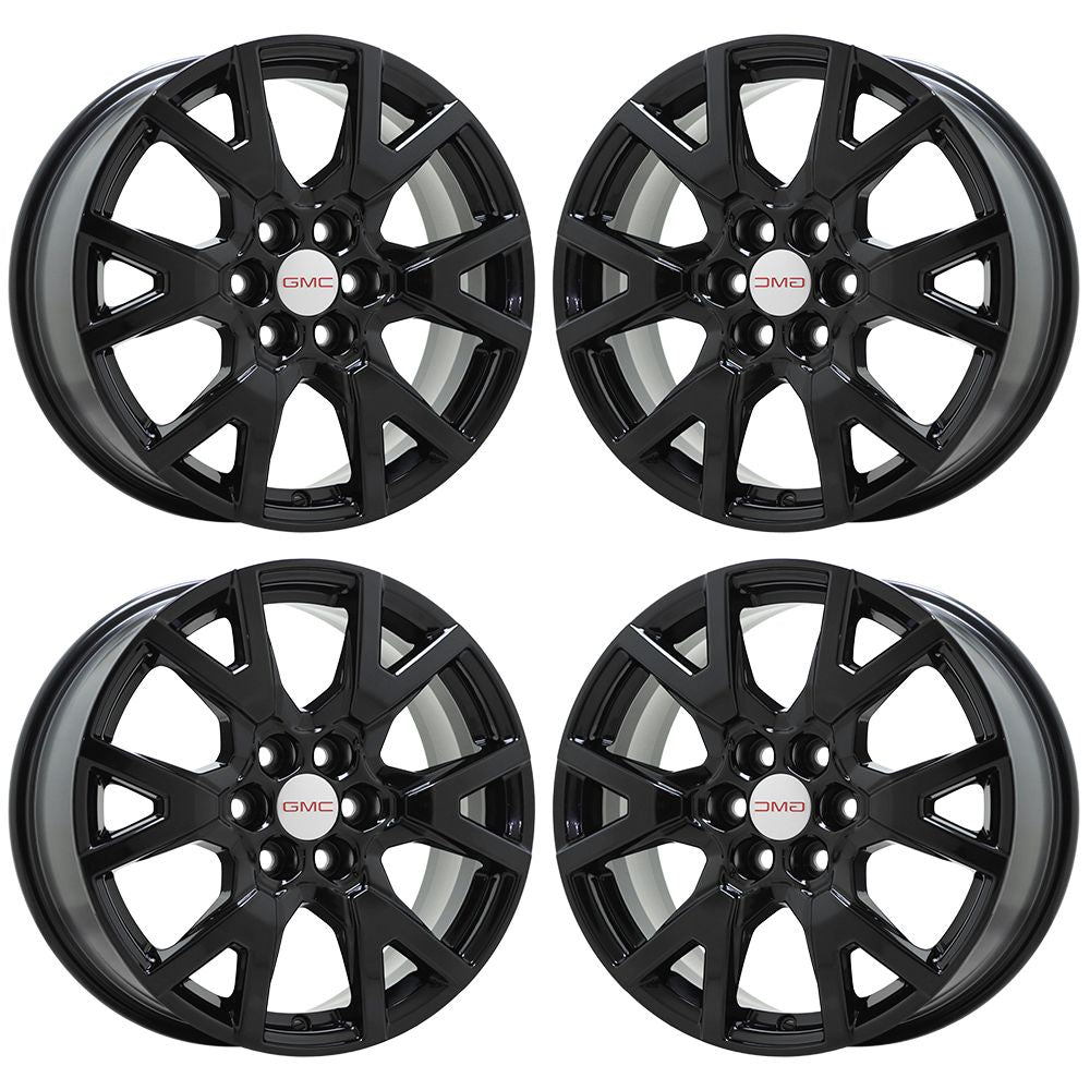 18" Chevrolet Traverse Blazer GMC Acadia Gloss Black wheels rims set 14000