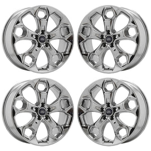 19" Ford Escape Bright Chrome wheels rims Factory OEM 3947 EXCHANGE