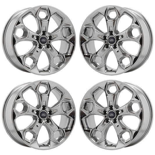 19" Ford Escape Bright Chrome wheels rims Factory OEM set 3947