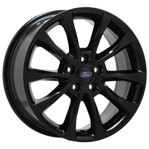 EXCHANGE 17" Ford Fusion black wheels rims Factory OEM set 4 10119