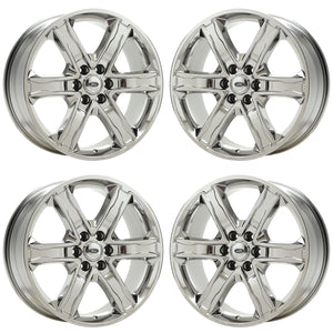 22" Ford Expedition PVD Chrome wheels rims Factory OEM set 10200