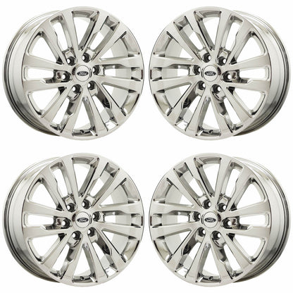 20" Ford Expedition Bright Chrome wheels rims Factory OEM set 10144 EXCHANGE