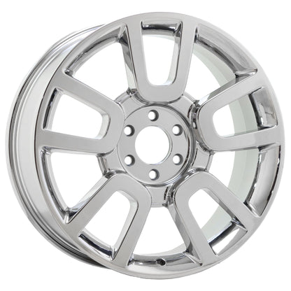22" Ford F150 Harley Davidson Bright Chrome wheels rims OEM set 3830
