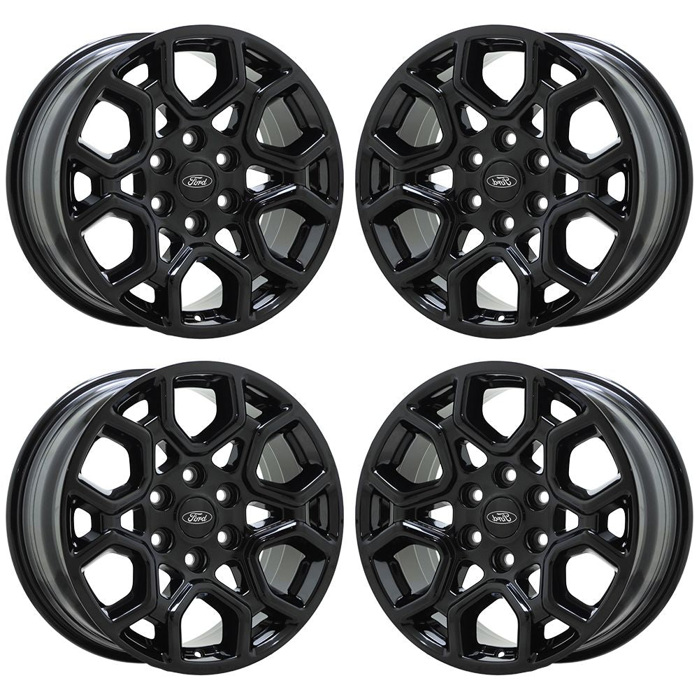 18" Ford F150 Truck Gloss Black wheels rims Factory OEM set 4 10340