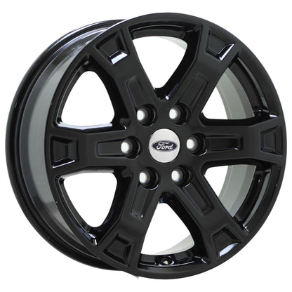 18" Ford F150 Truck Gloss Black wheels rims Factory OEM set 4 10343