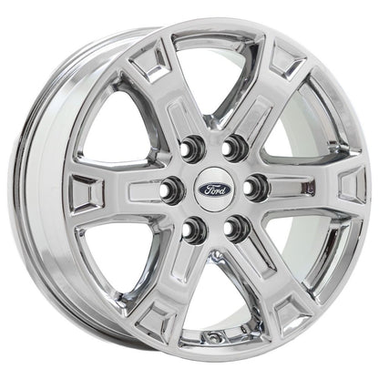 18" Ford F150 Truck Bright Chrome wheels rims Factory OEM set 4 10343 EXCHANGE
