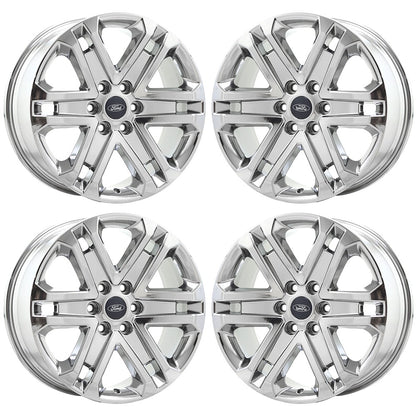 20" Ford F150 Truck Bright Chrome wheels rims Factory OEM set 4 10345 EXCHANGE