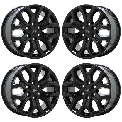 18" Ford F150 Truck Gloss Black wheels rims Factory OEM set 4 10342