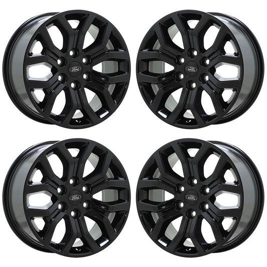 18" Ford F150 Truck Gloss Black wheels rims Factory OEM set 4 10342