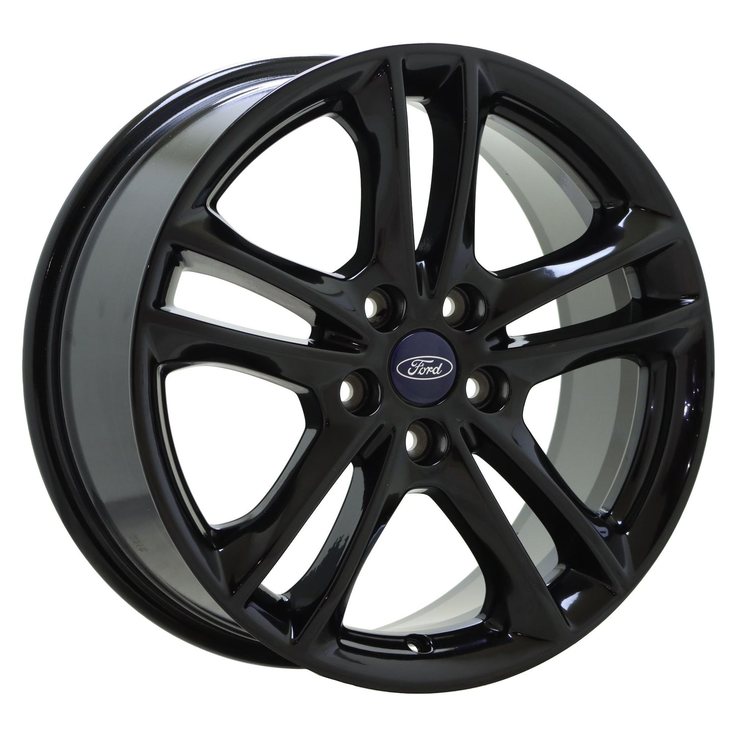 17" Ford Fusion Gloss Black wheels rims Factory OEM set 3984 EXCHANGE