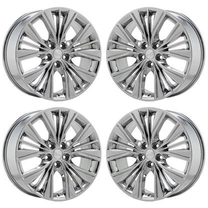 20" Chevrolet Impala Bright Chrome wheels rims Factory OEM set 5615