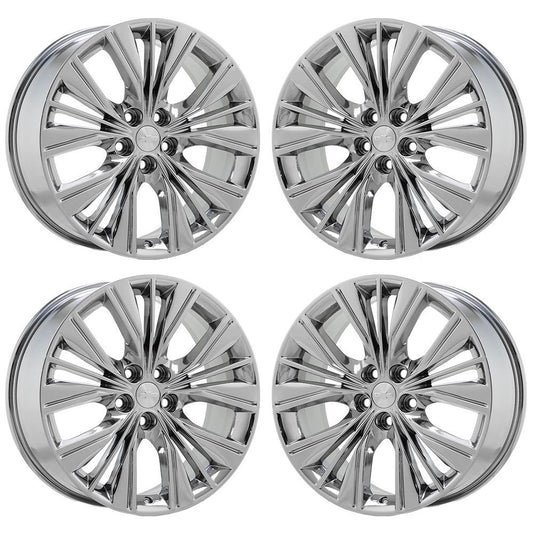 20" Chevrolet Impala Bright Chrome wheels rims Factory OEM set 5615