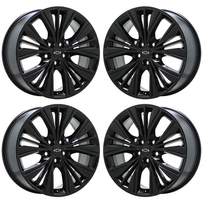 20" Chevrolet Impala Gloss Black wheels rims Factory OEM set 5615 EXCHANGE