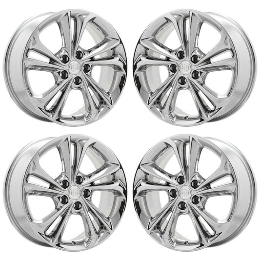 18" Buick Encore GX Bright Chrome wheels rims Factory OEM set 14005 14006