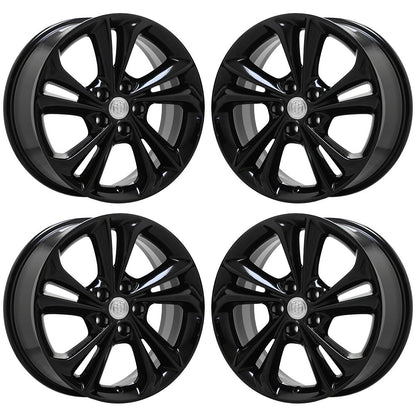 18" Buick Encore GX Gloss Black wheels rims Factory OEM set 14005 14006