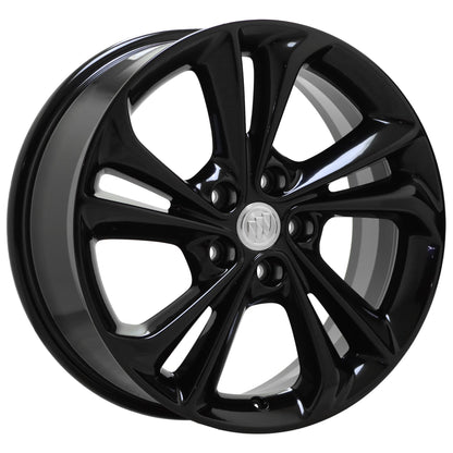 18" Buick Encore GX Gloss Black wheels rims Factory OEM set 14005 14006